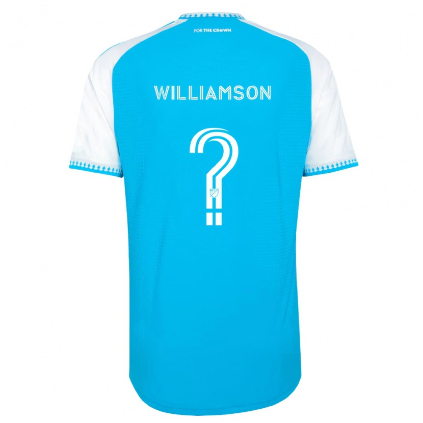 Danxen Damen Eryk Williamson #0 Himmelblau Weiß Schwarz Heimtrikot Trikot 2026/27 T-Shirt