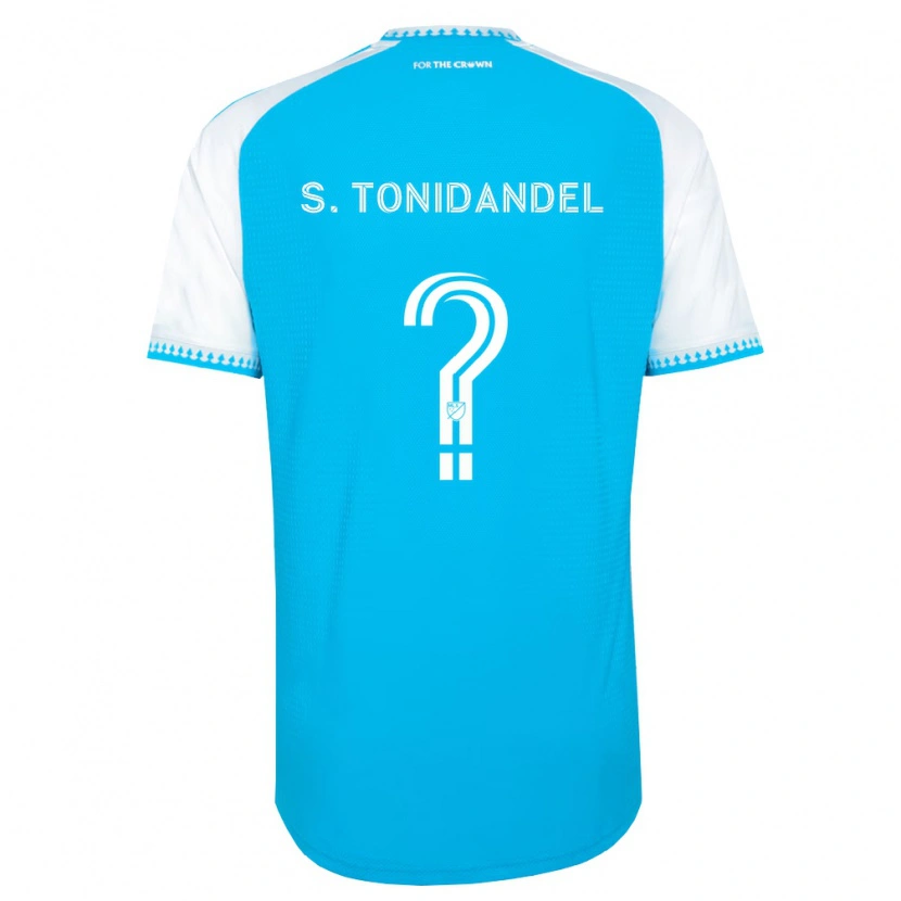Danxen Damen Simon Tonidandel #0 Himmelblau Weiß Schwarz Heimtrikot Trikot 2026/27 T-Shirt