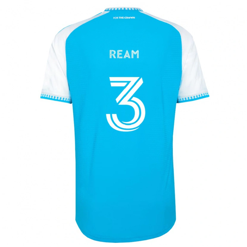 Danxen Damen Tim Ream #3 Himmelblau Weiß Schwarz Heimtrikot Trikot 2026/27 T-Shirt