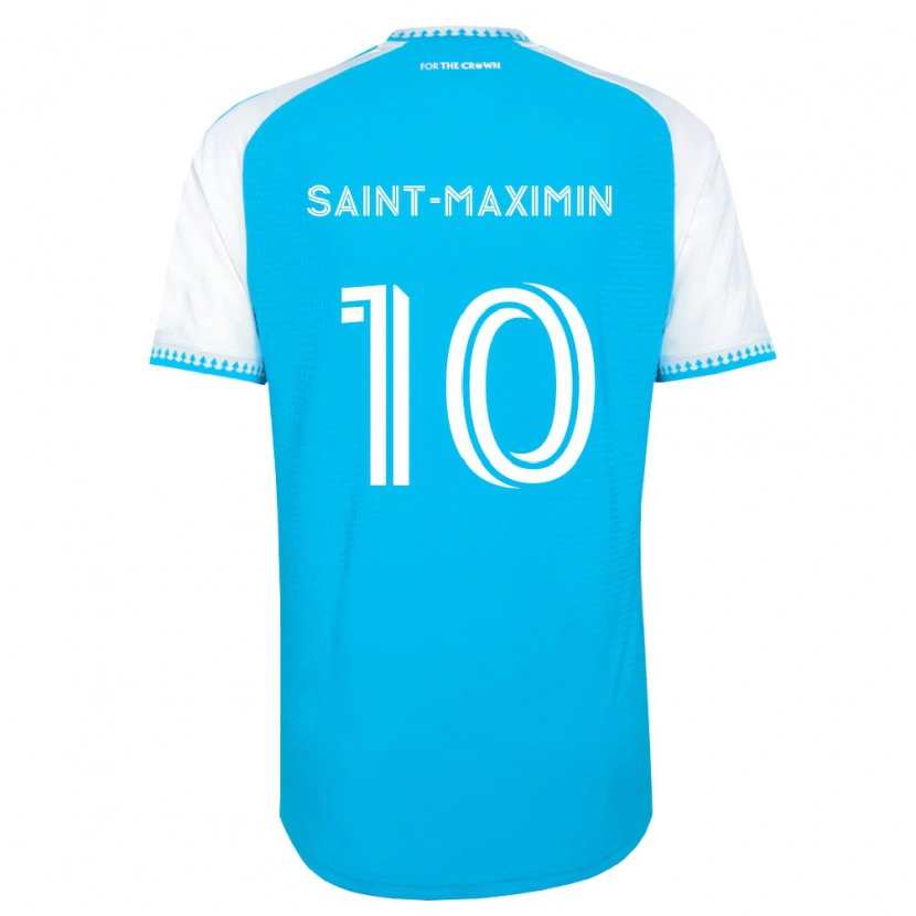 Danxen Damen Allan Saint-Maximin #10 Himmelblau Weiß Schwarz Heimtrikot Trikot 2026/27 T-Shirt