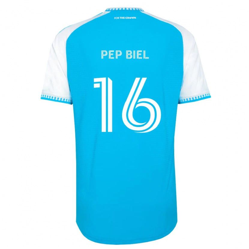 Danxen Damen Pep Biel #16 Himmelblau Weiß Schwarz Heimtrikot Trikot 2026/27 T-Shirt