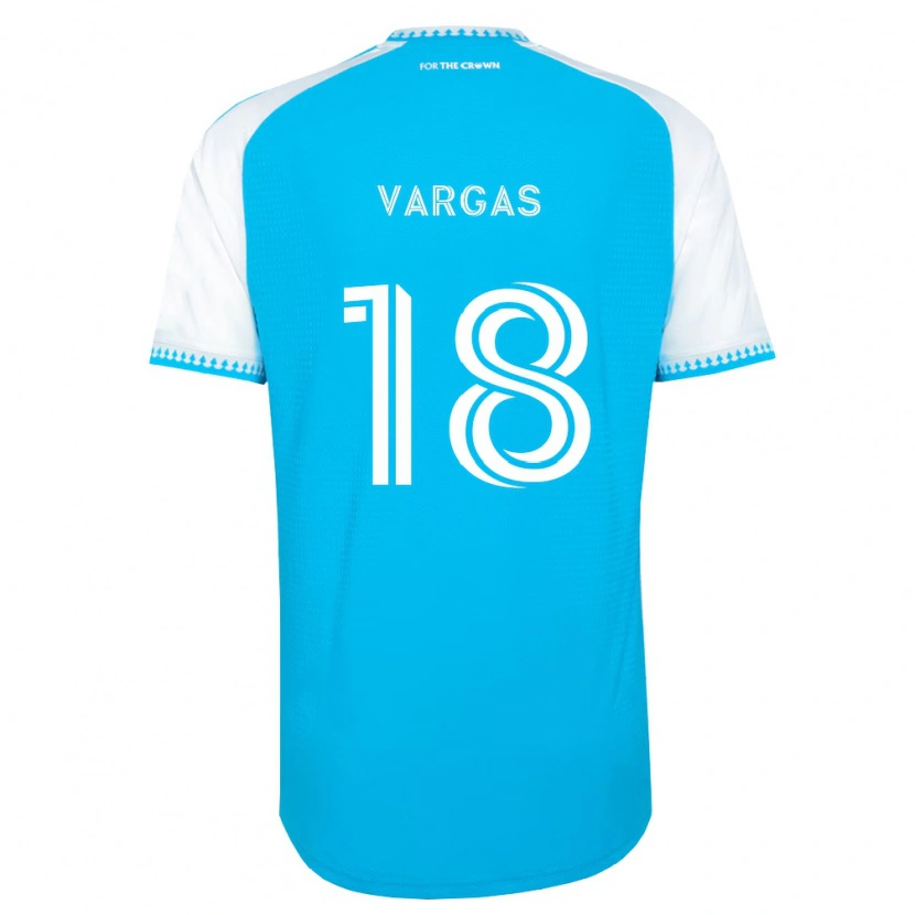 Danxen Damen Kerwin Vargas #18 Himmelblau Weiß Schwarz Heimtrikot Trikot 2026/27 T-Shirt