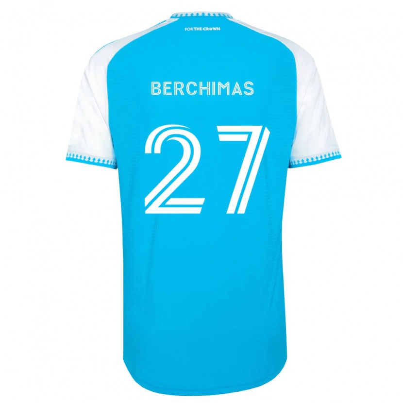 Danxen Damen Nimfasha Berchimas #27 Himmelblau Weiß Schwarz Heimtrikot Trikot 2026/27 T-Shirt