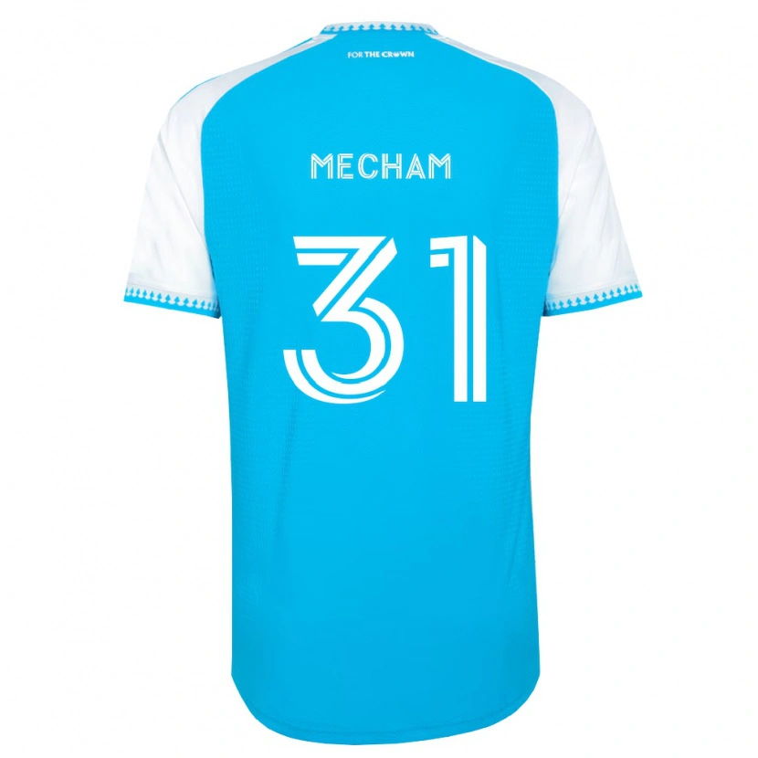 Danxen Damen Jake Mecham #31 Himmelblau Weiß Schwarz Heimtrikot Trikot 2026/27 T-Shirt