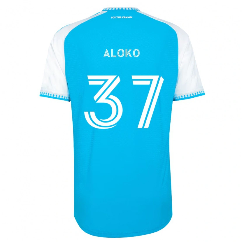Danxen Damen Rodolfo Aloko #37 Himmelblau Weiß Schwarz Heimtrikot Trikot 2026/27 T-Shirt