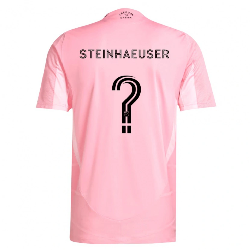 Danxen Damen Marcus Steinhaeuser #0 Pink Schwarz Heimtrikot Trikot 2026/27 T-Shirt