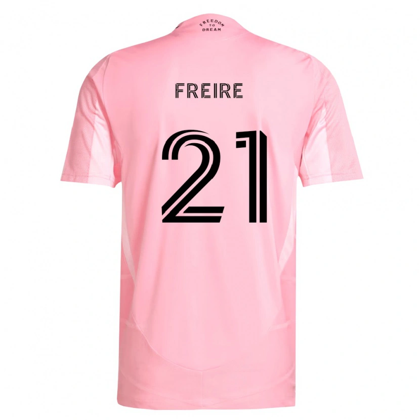 Danxen Damen Nicolas Freire #21 Pink Schwarz Heimtrikot Trikot 2026/27 T-Shirt