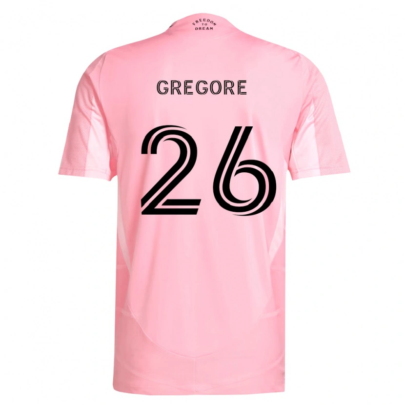 Danxen Damen Gregore #26 Pink Schwarz Heimtrikot Trikot 2026/27 T-Shirt