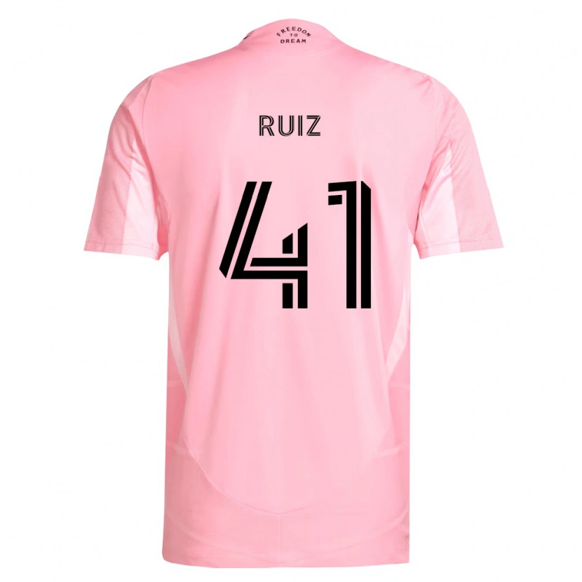 Danxen Damen David Ruíz #41 Pink Schwarz Heimtrikot Trikot 2026/27 T-Shirt