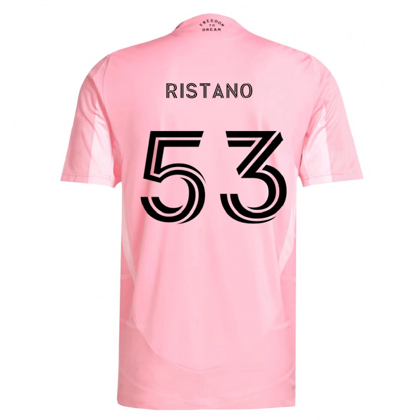 Danxen Damen Alejo Ristano #53 Pink Schwarz Heimtrikot Trikot 2026/27 T-Shirt