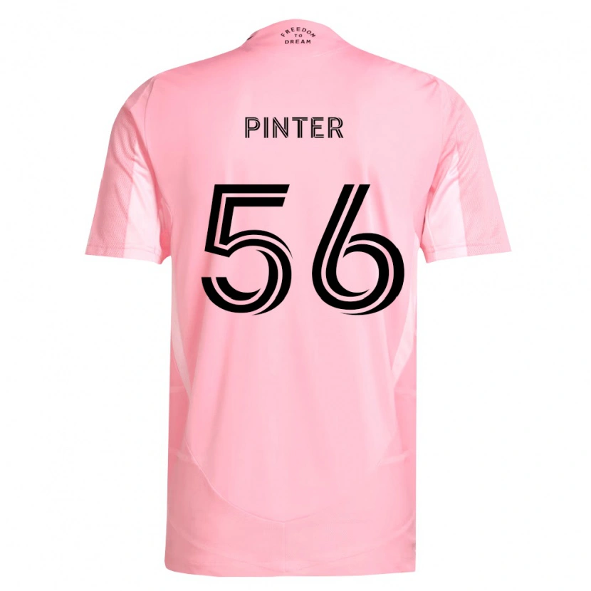 Danxen Damen Dániel Pintér #56 Pink Schwarz Heimtrikot Trikot 2026/27 T-Shirt