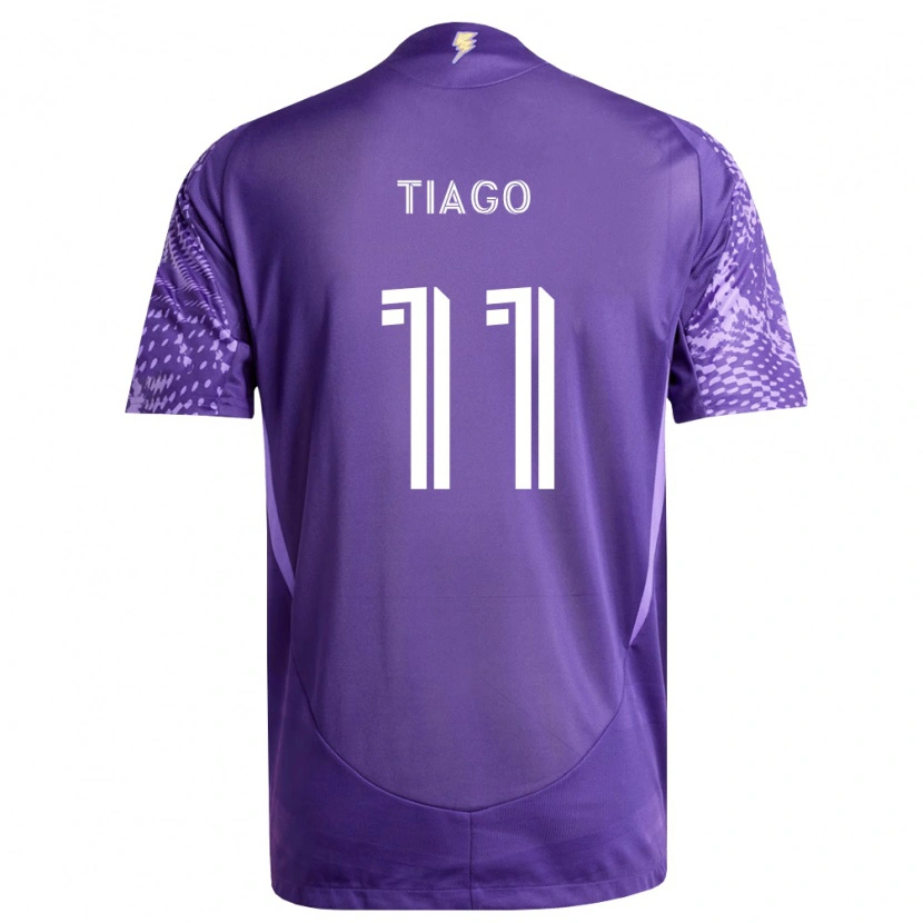 Danxen Damen Tiago Souza De Jesus Carvalho #11 Violett Weiß Heimtrikot Trikot 2026/27 T-Shirt