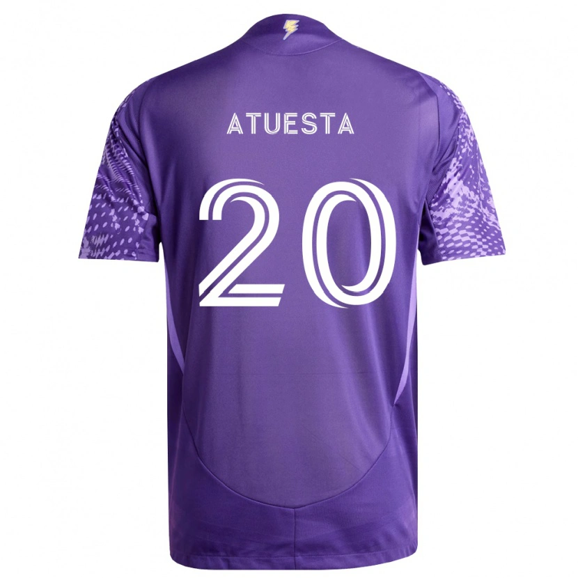 Danxen Damen Eduard Atuesta #20 Violett Weiß Heimtrikot Trikot 2026/27 T-Shirt