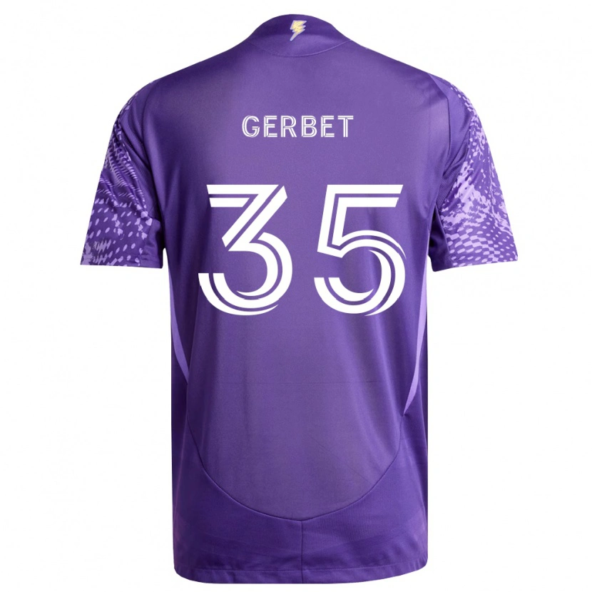 Danxen Damen Joran Gerbet #35 Violett Weiß Heimtrikot Trikot 2026/27 T-Shirt