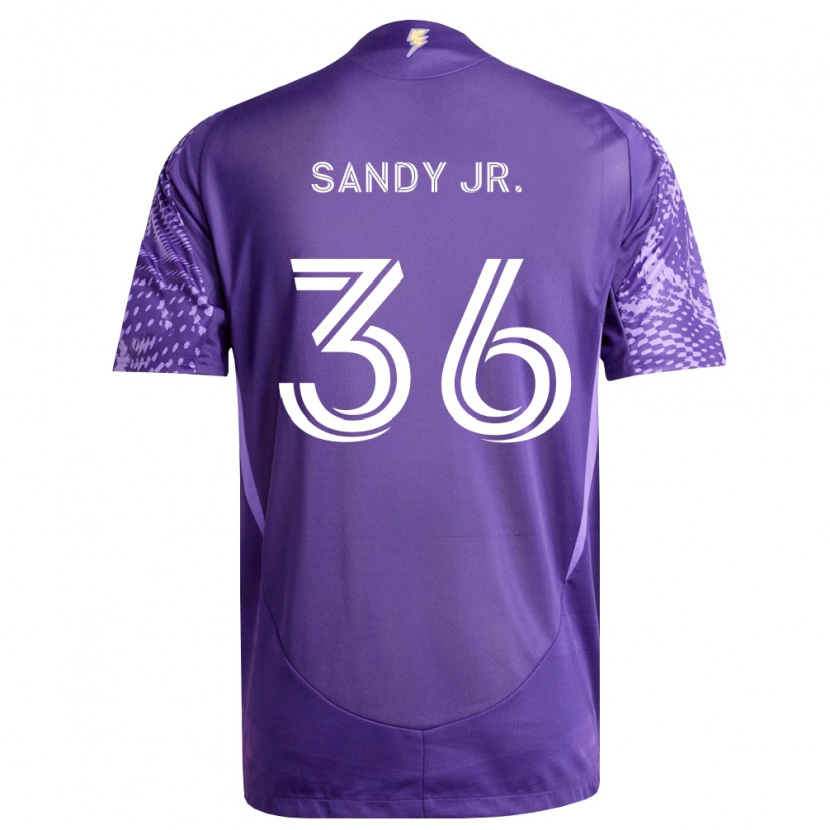 Danxen Damen Titus Sandy Jr. #36 Violett Weiß Heimtrikot Trikot 2026/27 T-Shirt