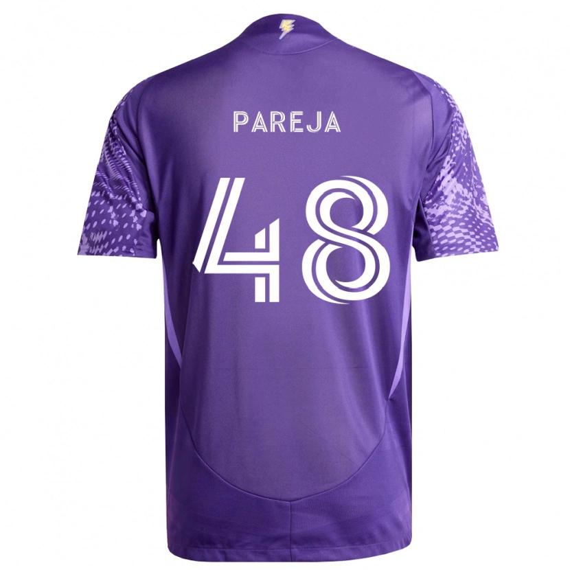 Danxen Damen Diego Pareja #48 Violett Weiß Heimtrikot Trikot 2026/27 T-Shirt