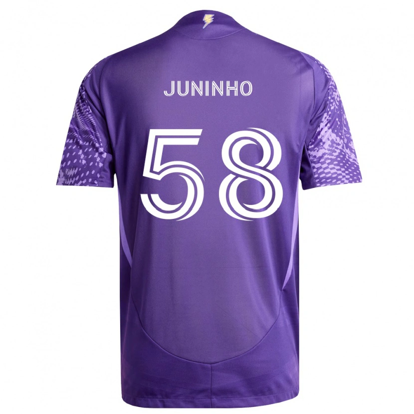 Danxen Damen Juninho #58 Violett Weiß Heimtrikot Trikot 2026/27 T-Shirt