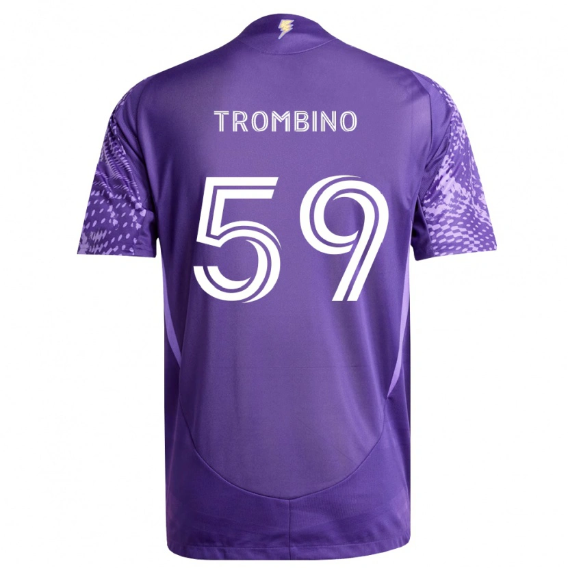 Danxen Damen Caleb Trombino #59 Violett Weiß Heimtrikot Trikot 2026/27 T-Shirt