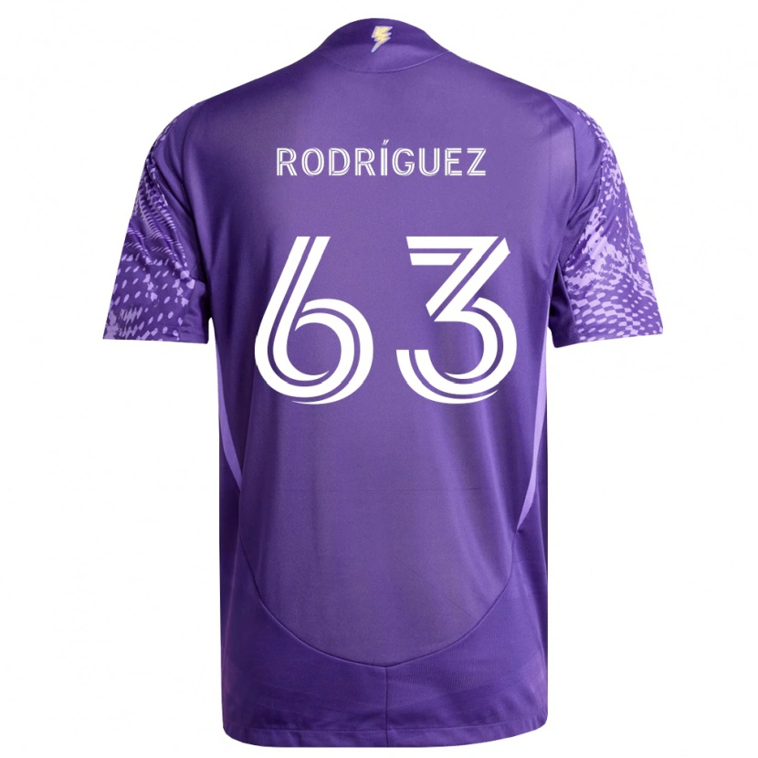 Danxen Damen Zinédine Rodríguez #63 Violett Weiß Heimtrikot Trikot 2026/27 T-Shirt