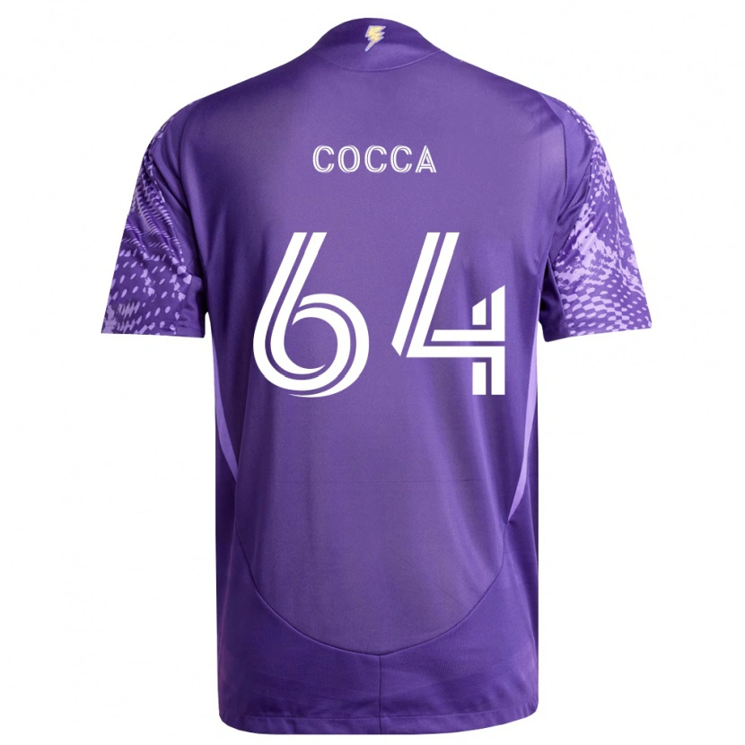 Danxen Damen Manuel Cocca #64 Violett Weiß Heimtrikot Trikot 2026/27 T-Shirt
