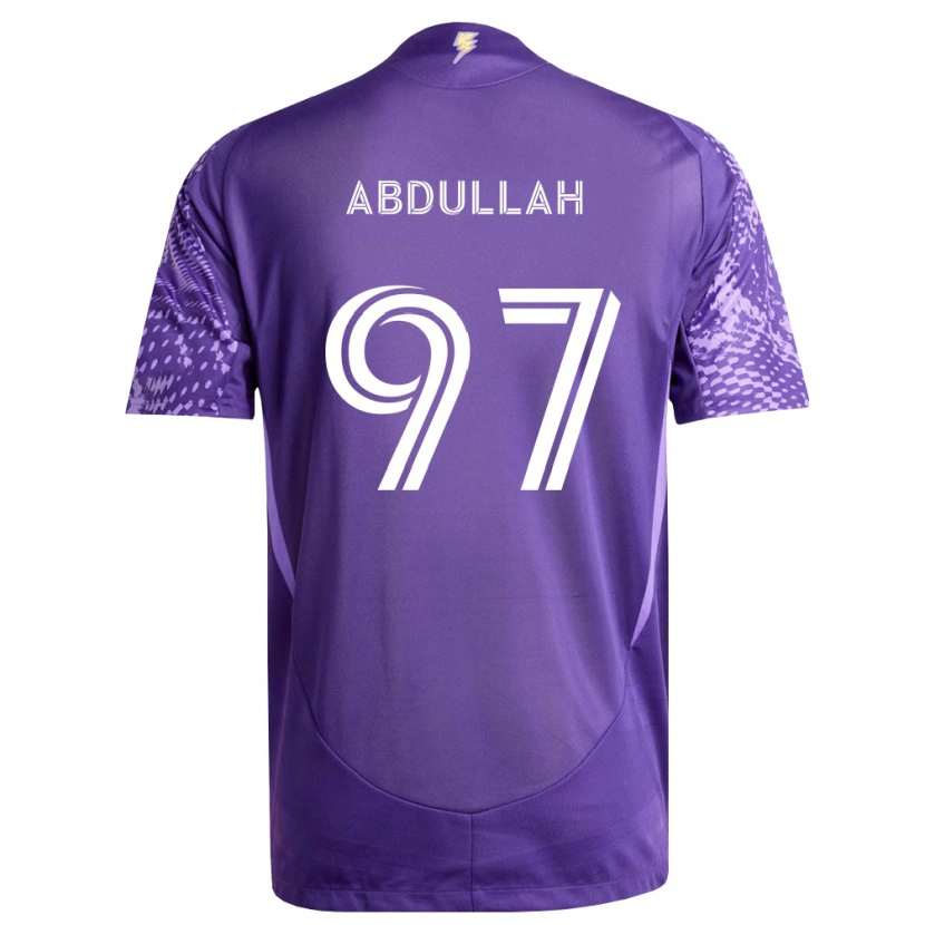 Danxen Damen Majed Abdullah #97 Violett Weiß Heimtrikot Trikot 2026/27 T-Shirt