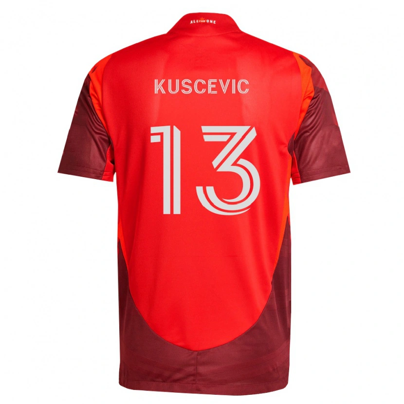 Danxen Damen Benjamín Kuscevic #13 Burgund Rot Heimtrikot Trikot 2026/27 T-Shirt