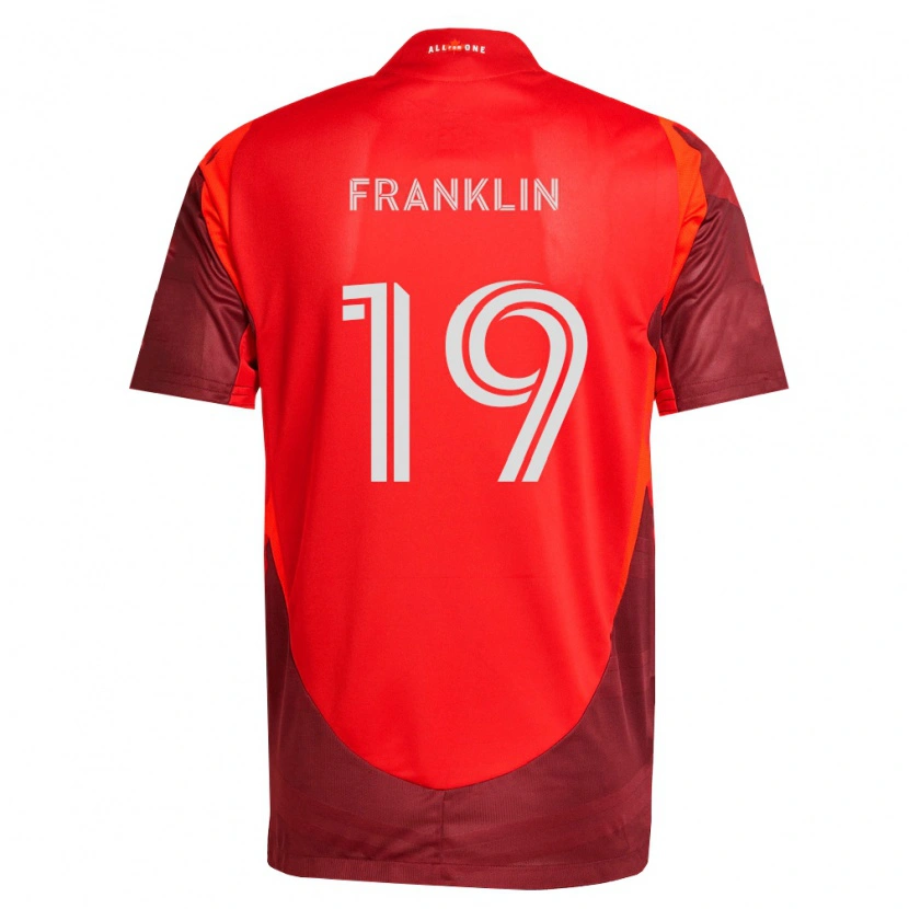 Danxen Damen Kobe Franklin #19 Burgund Rot Heimtrikot Trikot 2026/27 T-Shirt