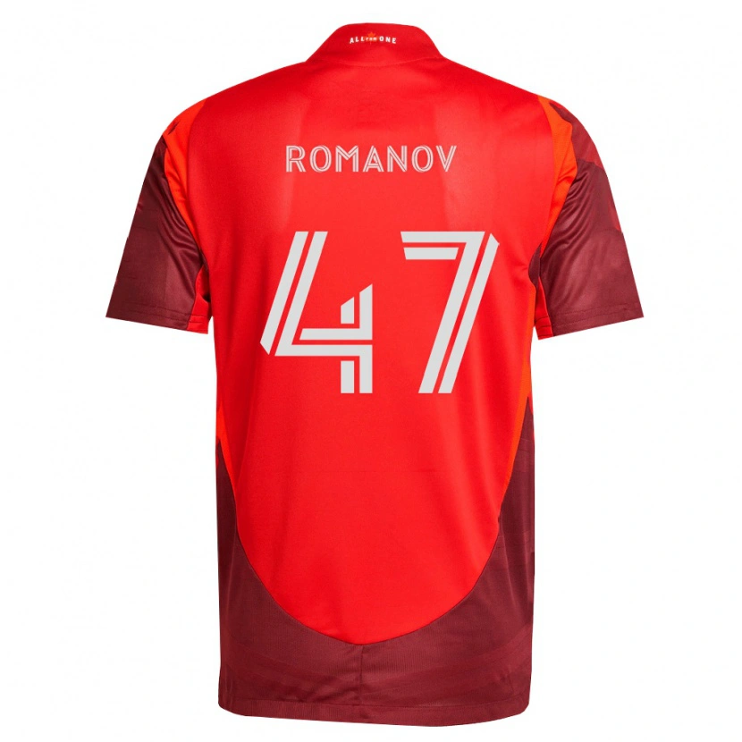 Danxen Damen Alexander Romanov #47 Burgund Rot Heimtrikot Trikot 2026/27 T-Shirt