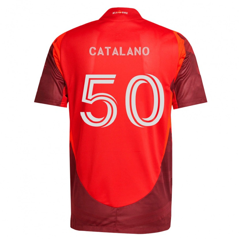 Danxen Damen Gianluca Catalano #50 Burgund Rot Heimtrikot Trikot 2026/27 T-Shirt