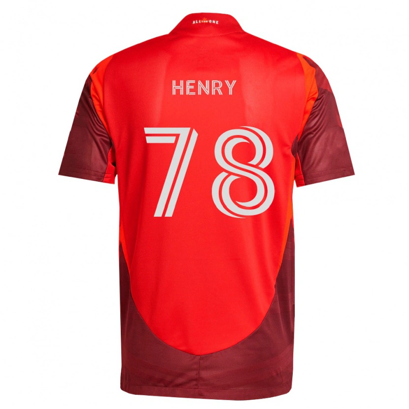 Danxen Damen Malik Henry #78 Burgund Rot Heimtrikot Trikot 2026/27 T-Shirt