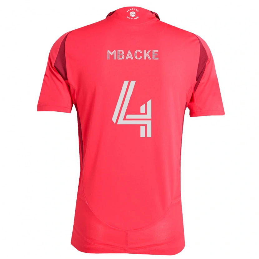 Danxen Damen Mamadou Mbacke #4 Magenta Weiß Heimtrikot Trikot 2026/27 T-Shirt