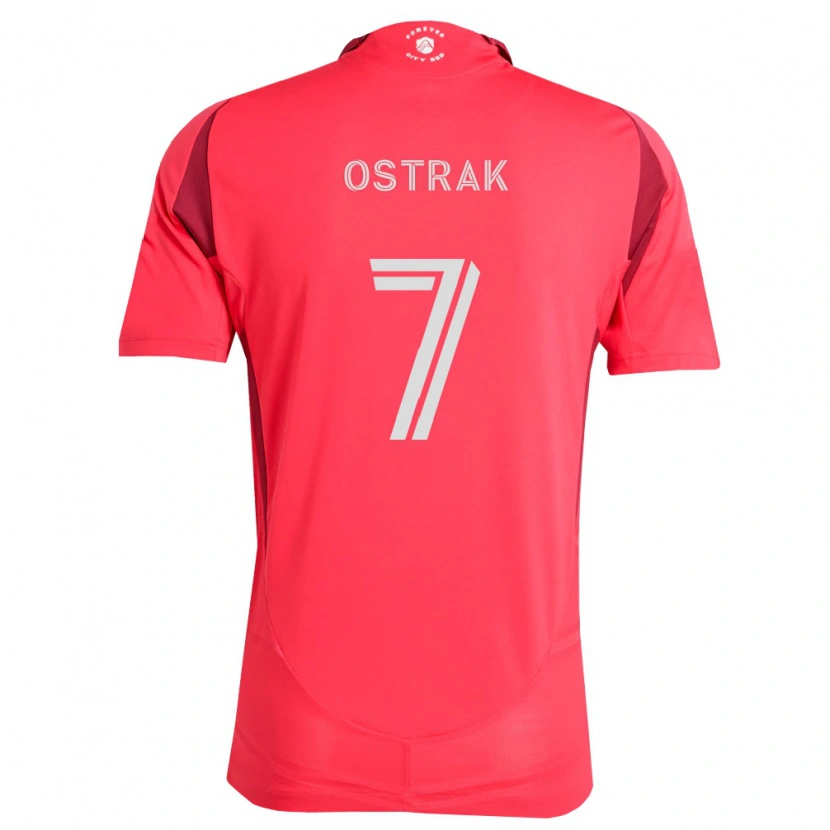 Danxen Damen Tomas Ostrák #7 Magenta Weiß Heimtrikot Trikot 2026/27 T-Shirt