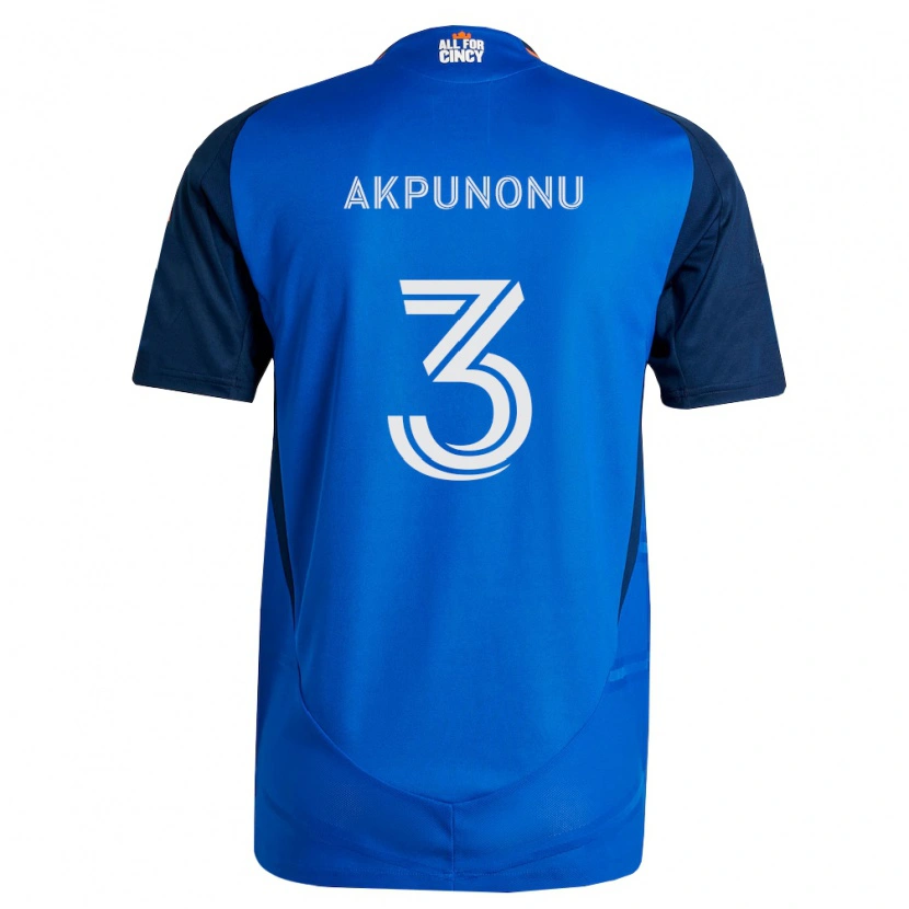 Danxen Damen Joey Akpunonu #3 Königsblau Orange Heimtrikot Trikot 2026/27 T-Shirt