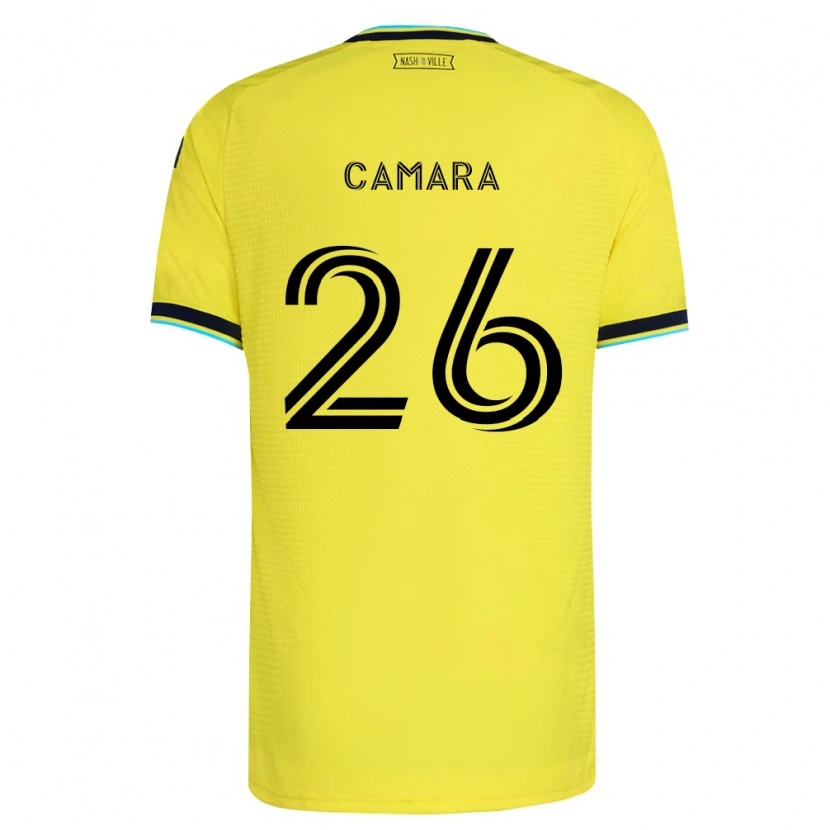 Danxen Damen Famara Camara #26 Hellgelb Marineblau Heimtrikot Trikot 2026/27 T-Shirt