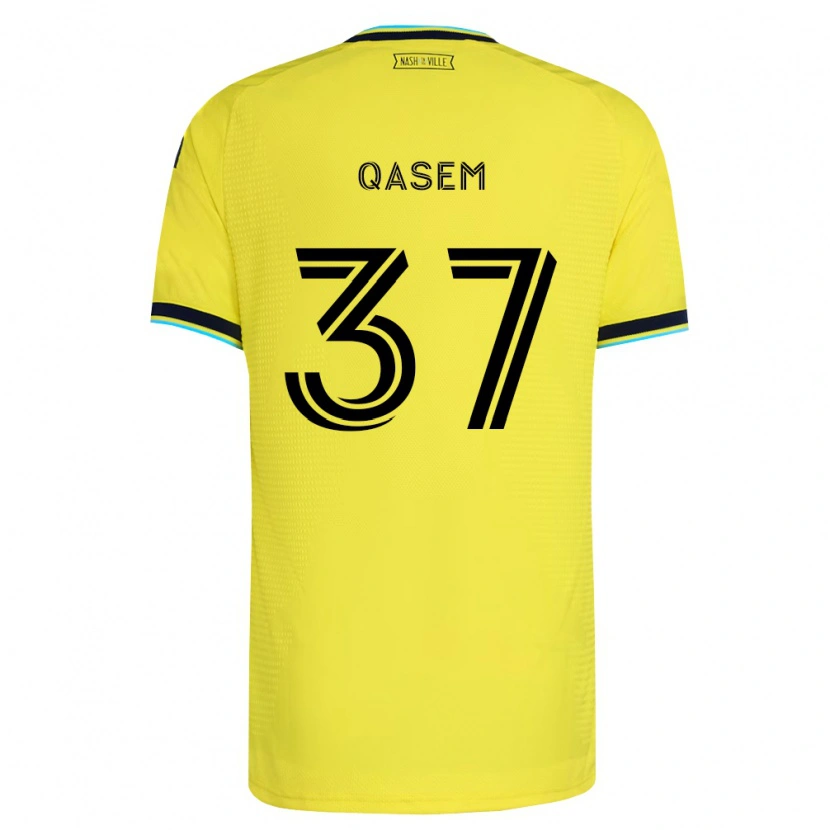 Danxen Damen Ahmed Qasem #37 Hellgelb Marineblau Heimtrikot Trikot 2026/27 T-Shirt