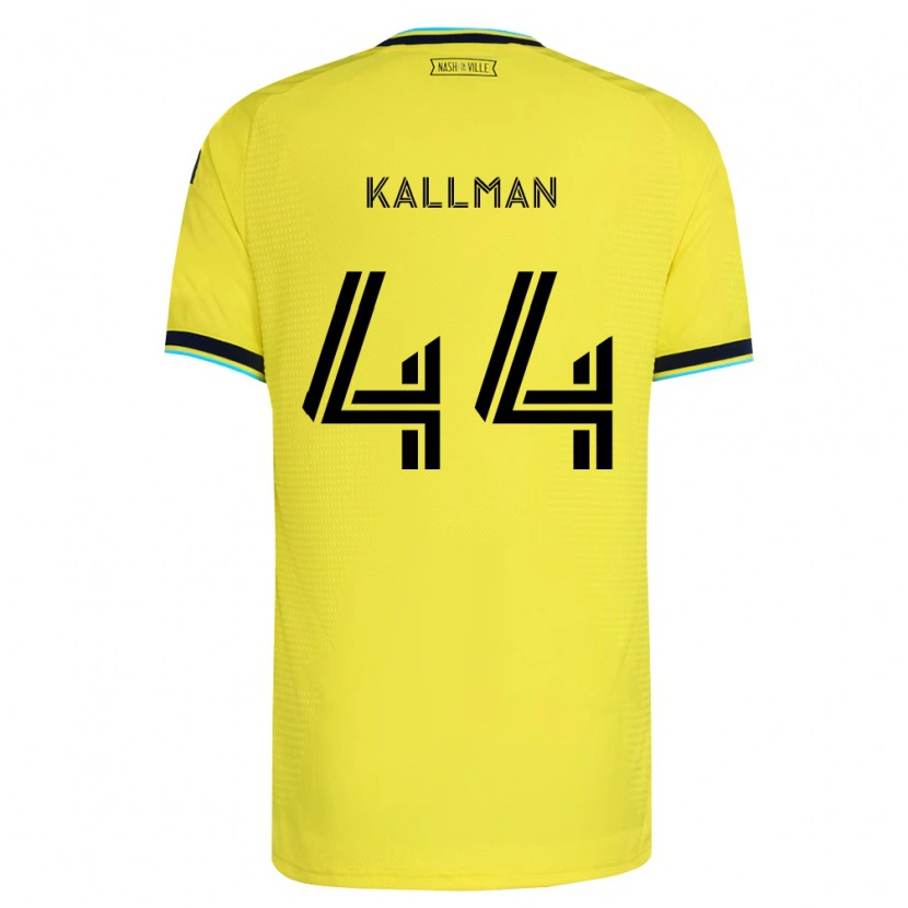 Danxen Damen Brent Kallman #44 Hellgelb Marineblau Heimtrikot Trikot 2026/27 T-Shirt
