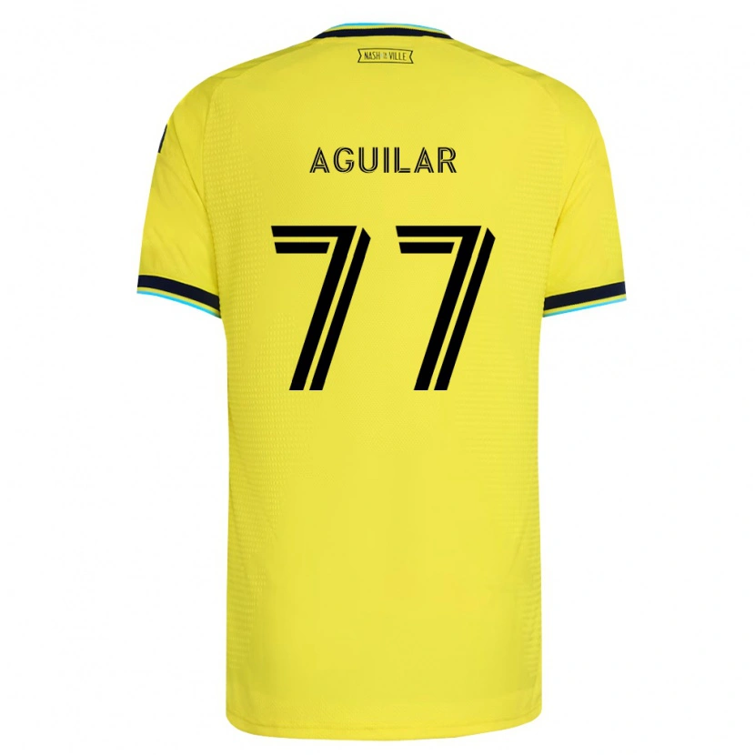 Danxen Damen Xavier Aguilar #77 Hellgelb Marineblau Heimtrikot Trikot 2026/27 T-Shirt
