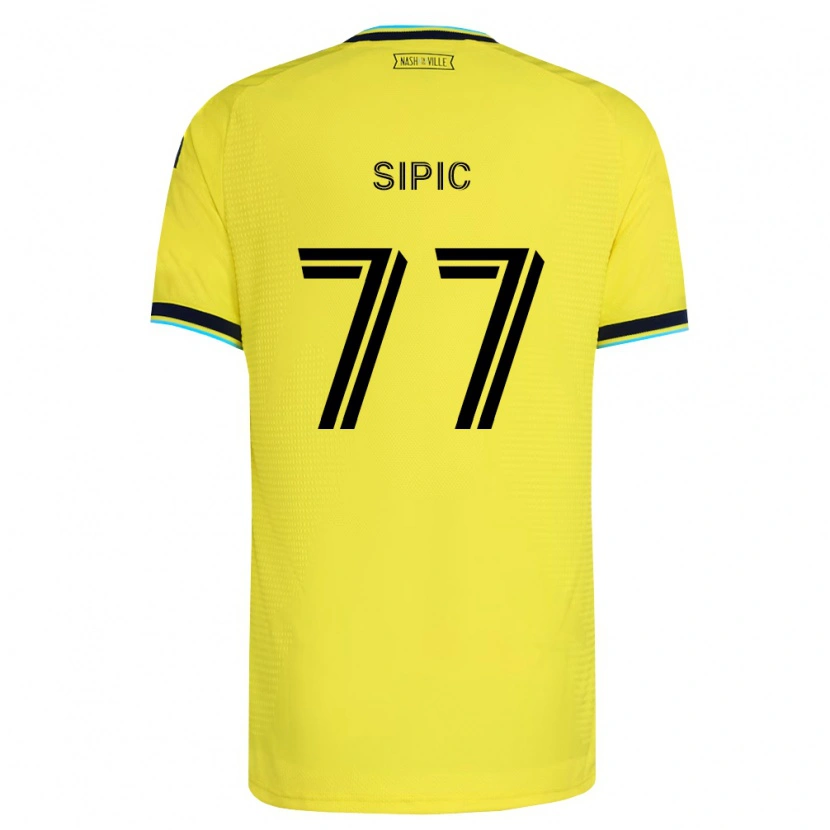Danxen Damen Adem Sipić #77 Hellgelb Marineblau Heimtrikot Trikot 2026/27 T-Shirt