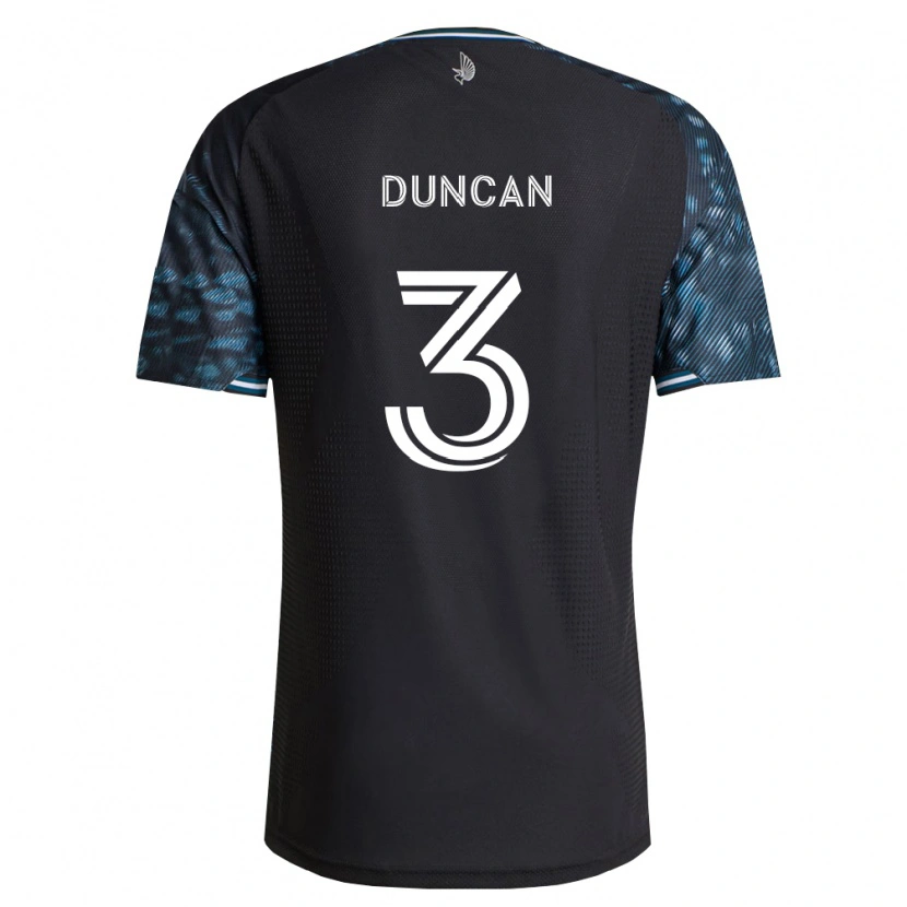 Danxen Damen Kyle Duncan #3 Schwarz Weiß Heimtrikot Trikot 2026/27 T-Shirt