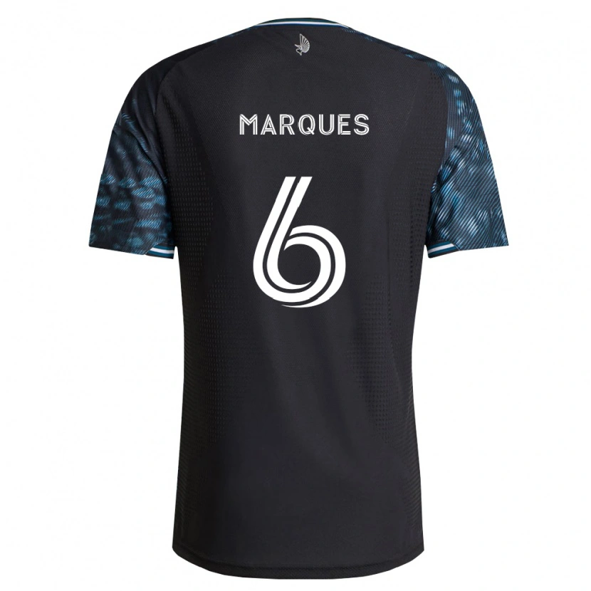 Danxen Damen Mikael Marqués #6 Schwarz Weiß Heimtrikot Trikot 2026/27 T-Shirt