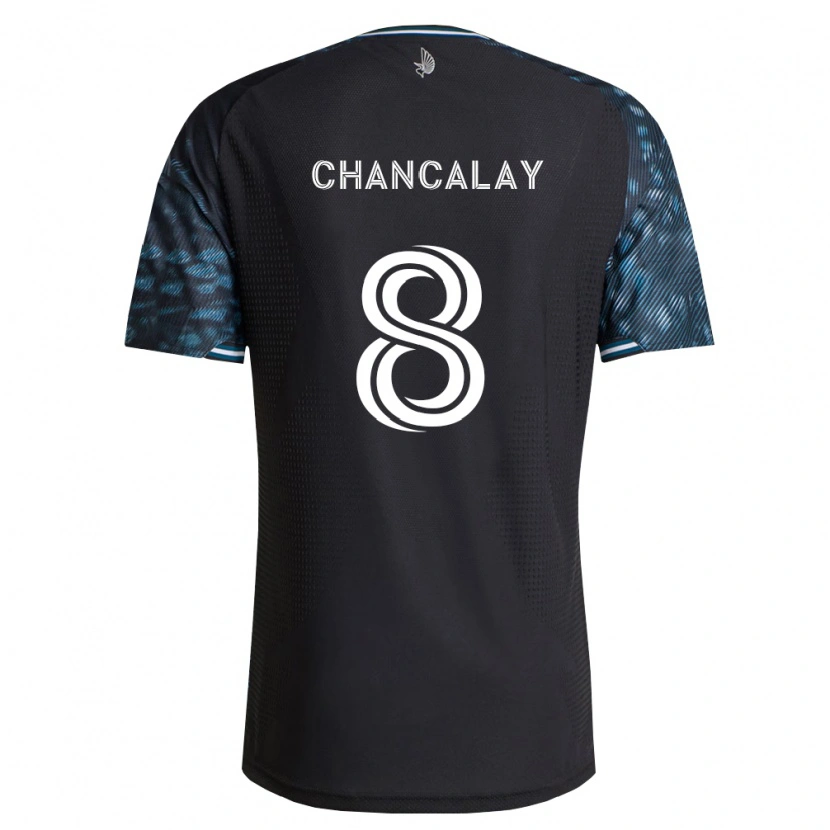 Danxen Damen Tomás Chancalay #8 Schwarz Weiß Heimtrikot Trikot 2026/27 T-Shirt