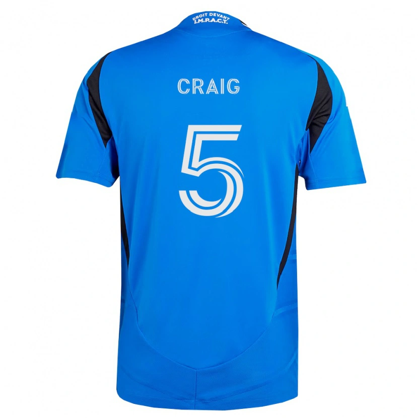 Danxen Damen Brandan Craig #5 Blau Weiß Schwarz Heimtrikot Trikot 2026/27 T-Shirt