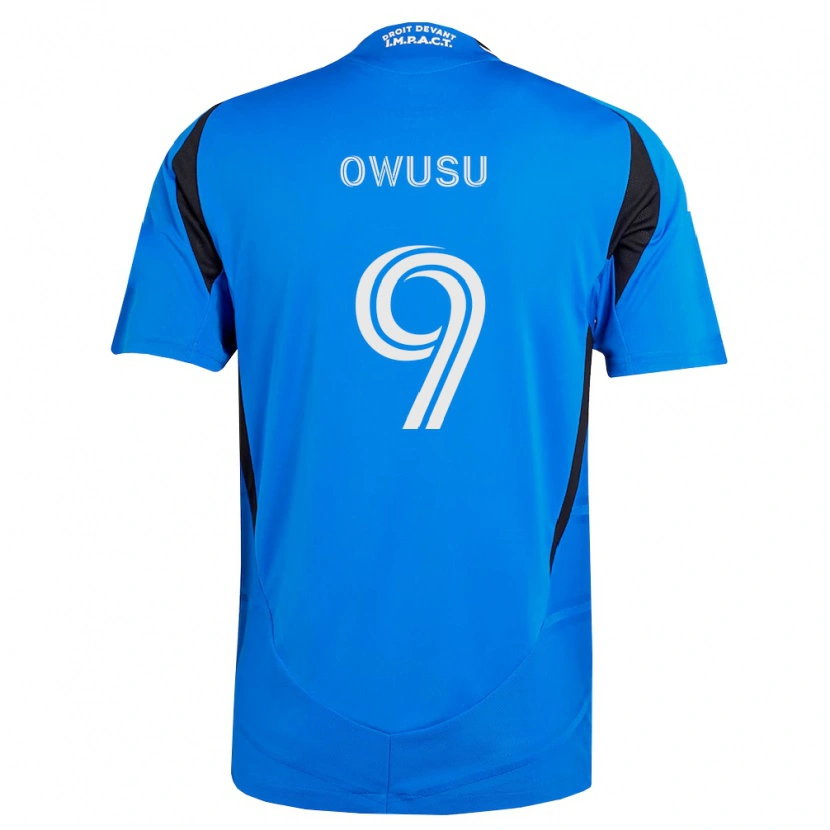 Danxen Damen Prince Owusu #9 Blau Weiß Schwarz Heimtrikot Trikot 2026/27 T-Shirt