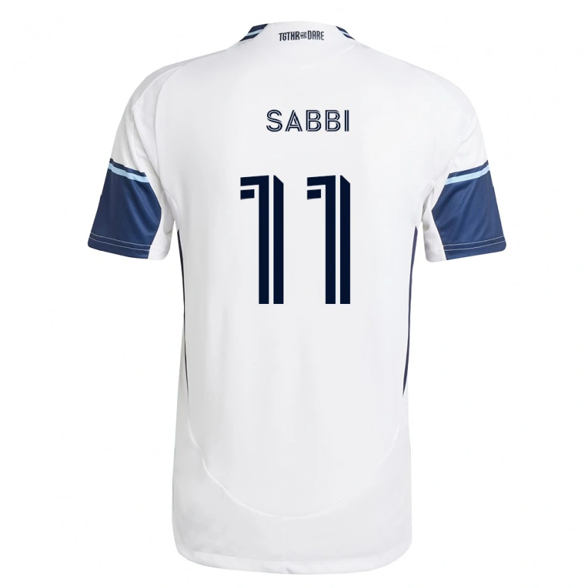 Danxen Damen Emmanuel Sabbi #11 Weiß Königsblau Heimtrikot Trikot 2026/27 T-Shirt