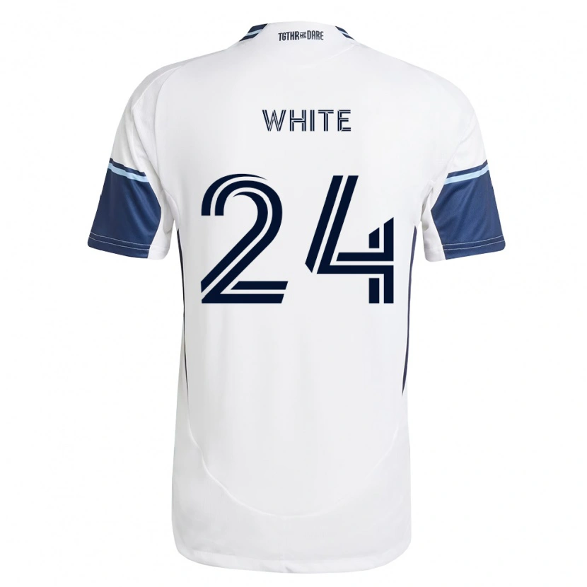 Danxen Damen Brian White #24 Weiß Königsblau Heimtrikot Trikot 2026/27 T-Shirt