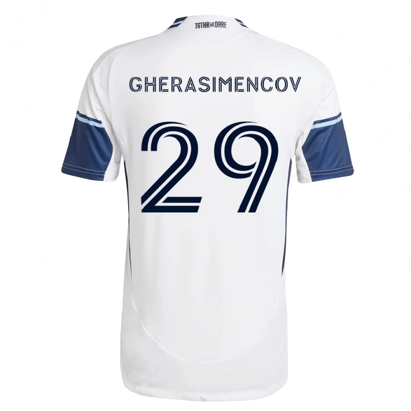 Danxen Damen Mihail Gherasimencov #29 Weiß Königsblau Heimtrikot Trikot 2026/27 T-Shirt