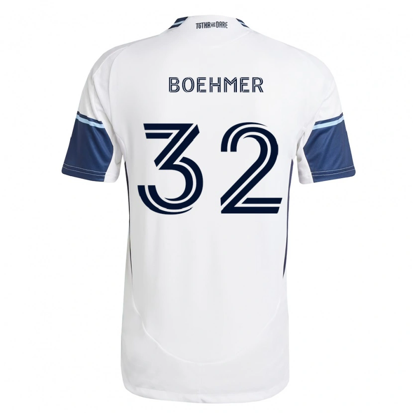 Danxen Damen Isaac Boehmer #32 Weiß Königsblau Heimtrikot Trikot 2026/27 T-Shirt