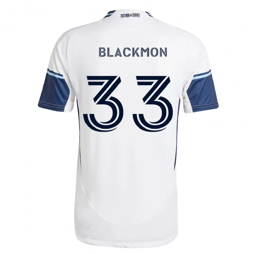 Danxen Damen Tristan Blackmon #33 Weiß Königsblau Heimtrikot Trikot 2026/27 T-Shirt
