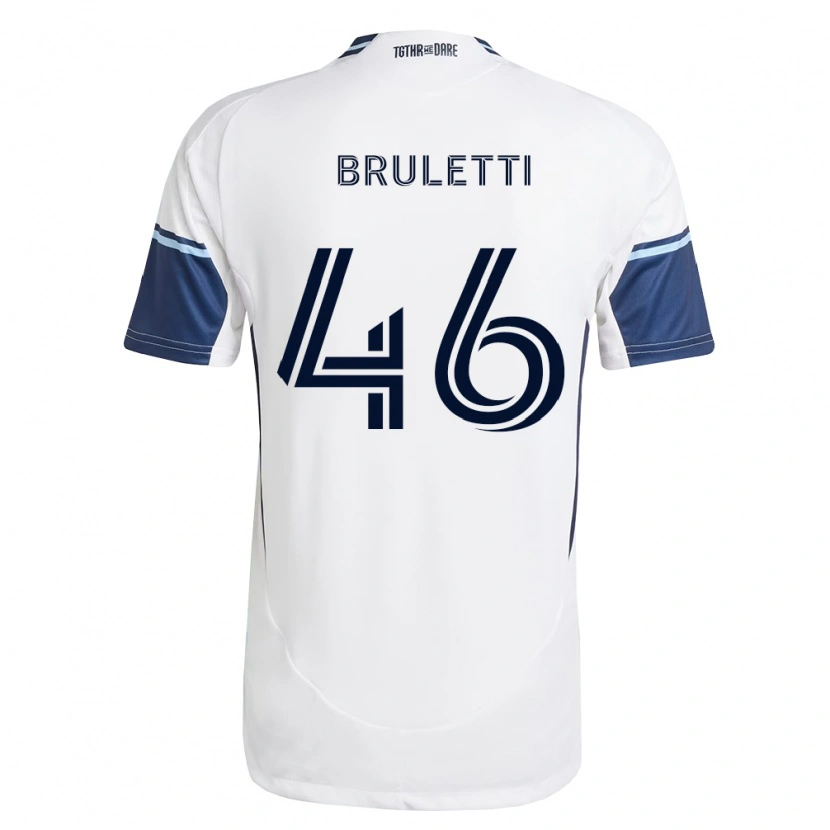 Danxen Damen Cristiano Bruletti #46 Weiß Königsblau Heimtrikot Trikot 2026/27 T-Shirt