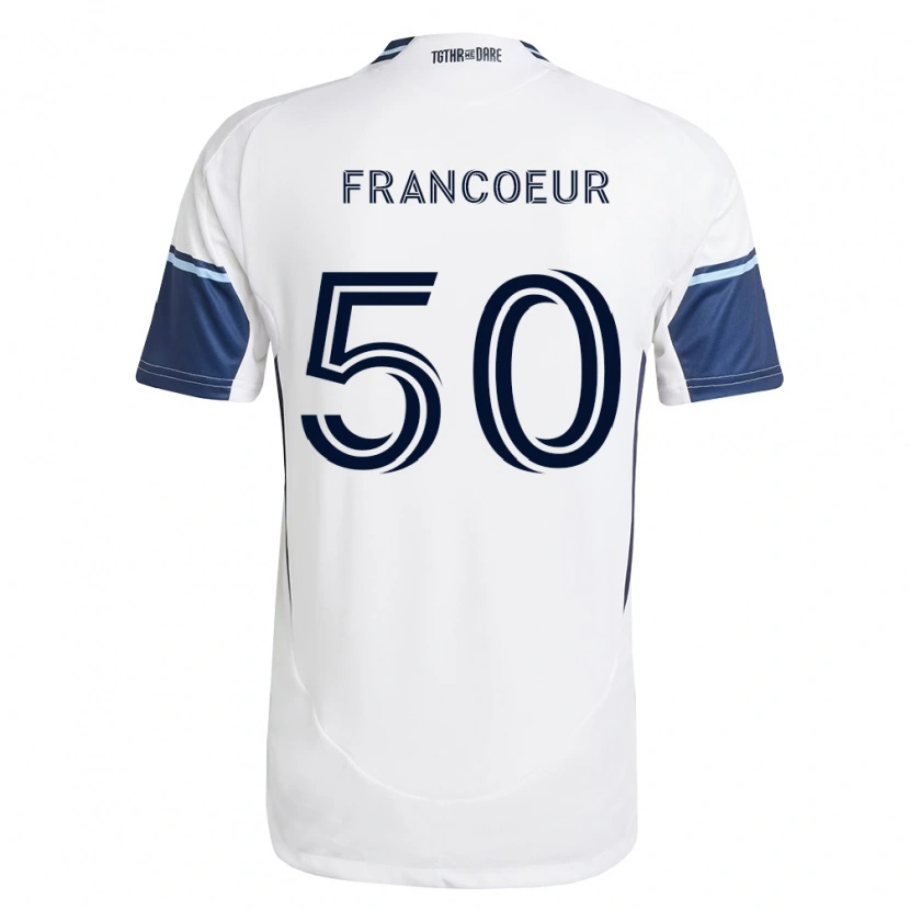 Danxen Damen Isaac Francoeur #50 Weiß Königsblau Heimtrikot Trikot 2026/27 T-Shirt